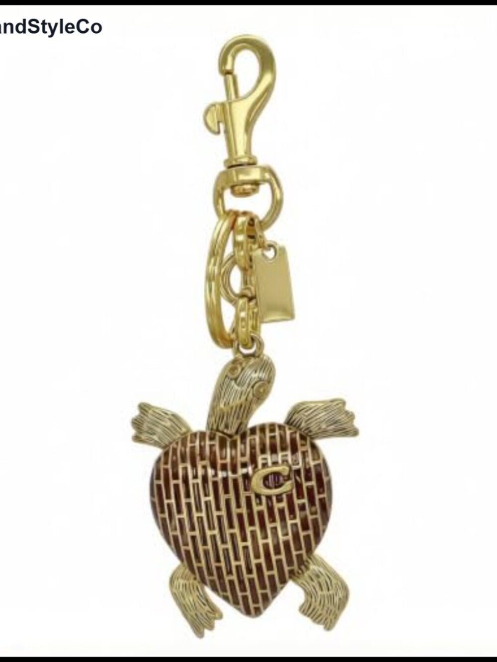 Brass Gold-Tone Bag Charm Purse Chain Decorative Accessory
